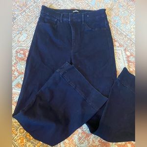 Dark Blue Stretch Express Flare Jeans
